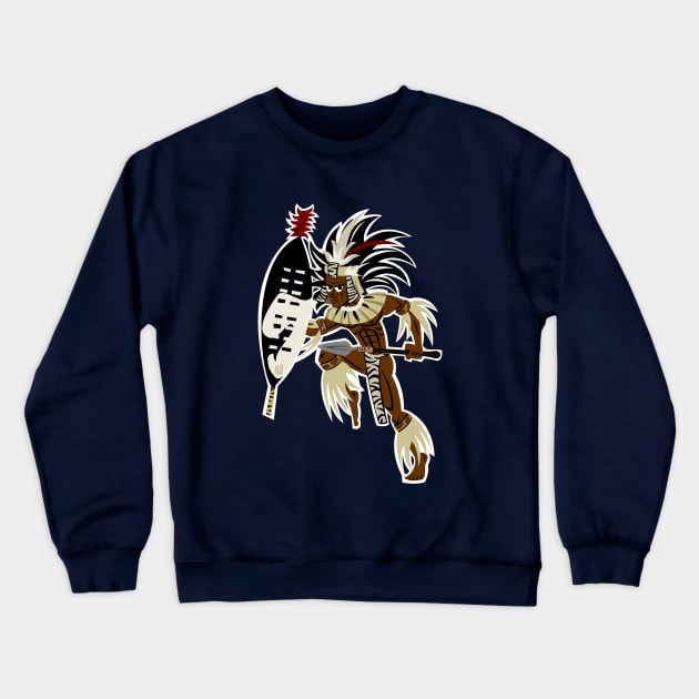 Shaka Zulu Crewneck Sweatshirt by LDubb